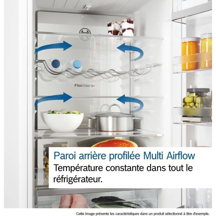 BOSCH Réfrigérateur congélateur KGN492LDF - Série 4 - Classe D - 440L - No frost