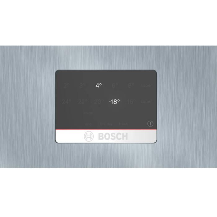 Réfrigérateur combiné - BOSCH - KGN56XLEB - Classe E - 508L - 193 x 70 x 80 cm - Inox