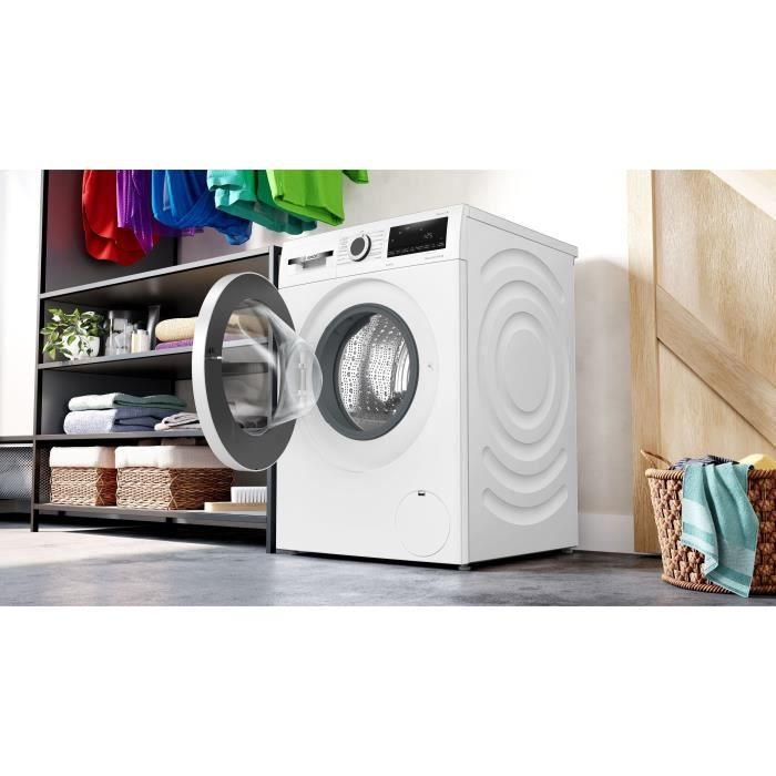 Lave-linge séchant BOSCH WNA144V0FR SER4 - 9 / 5 kg - Induction - L60cm - 1400 trs/min - Blanc