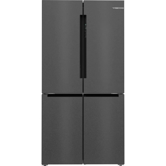 Réfrigérateur combiné - BOSCH SER4 - KFN96AXEA - Multi-portes - Classe E - 605 L - 183 x 90,5 x 73,1 cm - Acier brossé