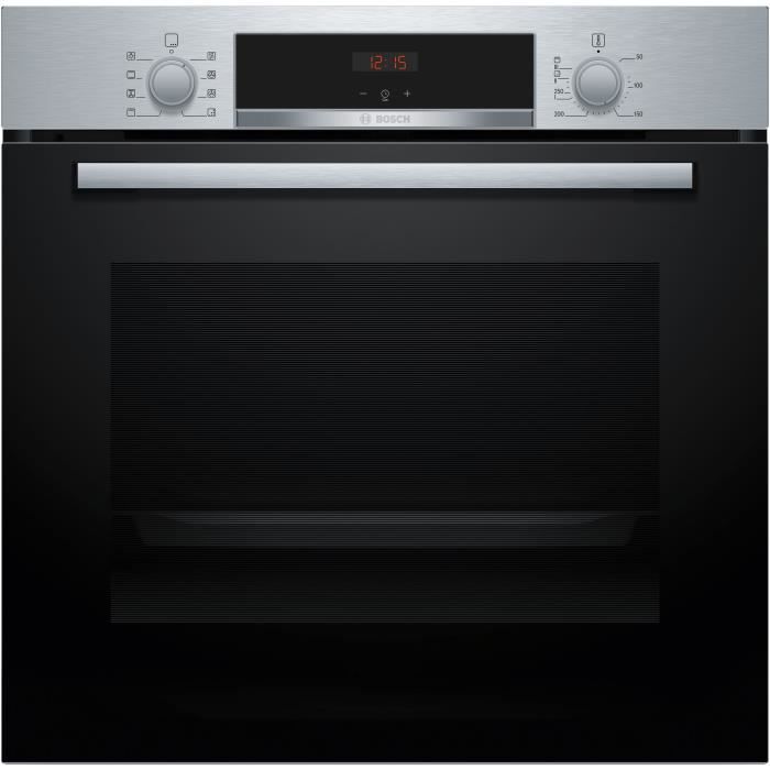 Four encastrable - BOSCH SERIE 4 - Inox - Chaleur tournante - 71 L - Classe Ènergie A+