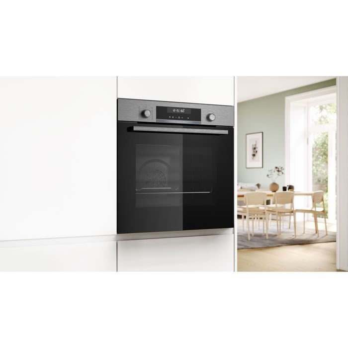 Four encastrable - Pyrolyse - BOSCH Série 6 - HBG578ES7 - Inox - 59,4 x 54,8 x 59,5 cm