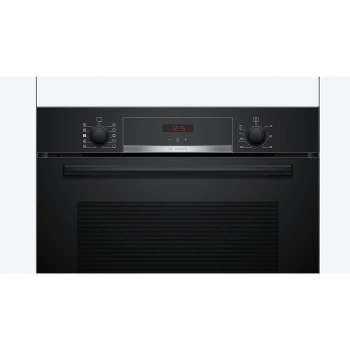 Four ecoclean - BOSCH SER4 - HQA534BB3F - Noir - 8 modes de cuisson - 59,5 x 59,4 x 54,8 cm