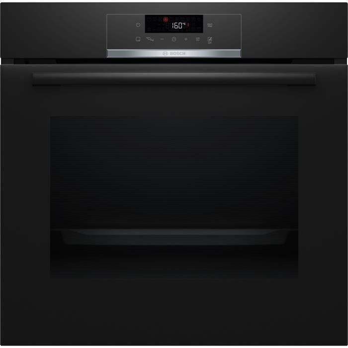 Four pyrolyse Softclose - BOSCH SER4 - HQG572BB3F - Noir - 8 modes de cuisson - 59,5 x 59,4 x 54,8 cm