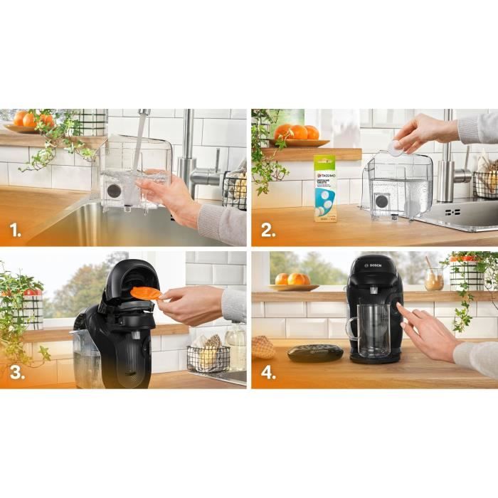 Machine a café multi-boissons - BOSCH - TASSIMO - T11 Style noir - 1400 W