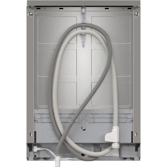 Lave-vaisselle pose libre BOSCH SMS26AI01F SER2 - 12 couverts - Induction - L60cm - 48 dB - Acier brossé anti-traces