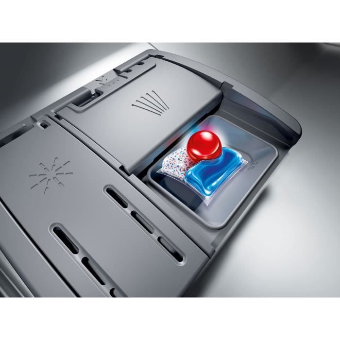 Lave-vaisselle pose libre BOSCH SMS26AI01F SER2 - 12 couverts - Induction - L60cm - 48 dB - Acier brossé anti-traces