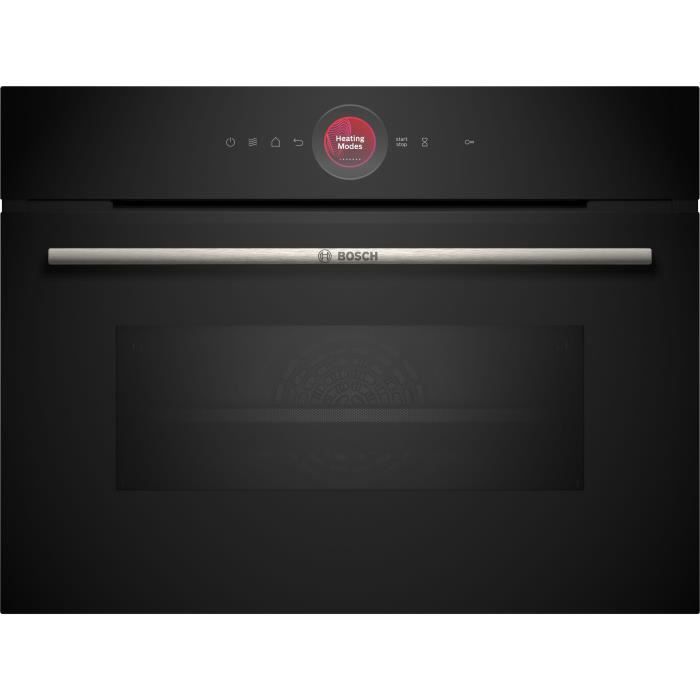 Four combiné micro-ondes encastrable Softclose - BOSCH SER8 - CMG7241B1F - Noir - 45 L - 45,5 x 59,4 x 54,8 cm