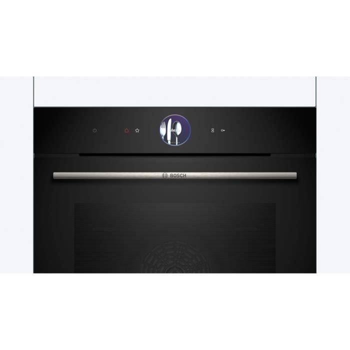 Four multifonction pyrolyse Softclose - BOSCH SER8 - HBG7764B1F - Noir - 71 L - Classe énergie A+ - 59,5 x 59,4 x 54,8 cm