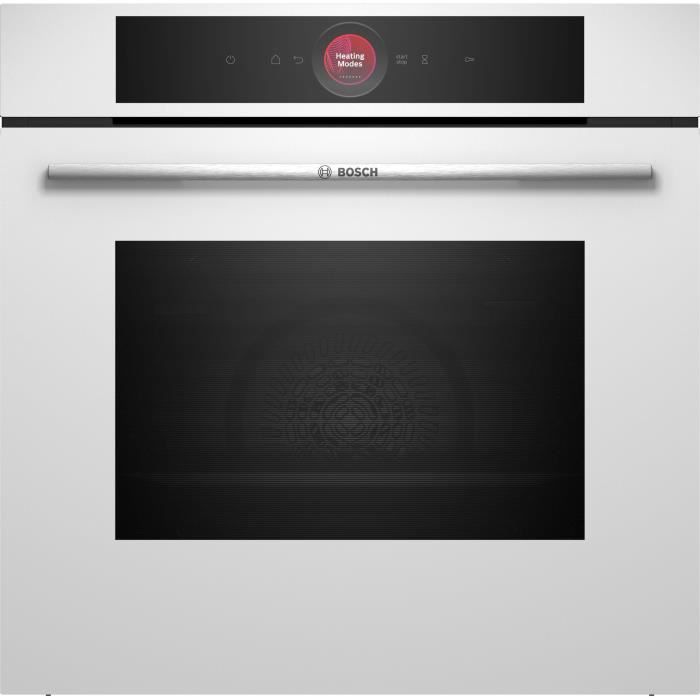 Four multifonction pyrolyse Softclose - BOSCH SER8 - HBG7741W1F - Blanc - 71 L - Classe Ènergie A+ - 59,5 x 59,4 x 54,8 cm