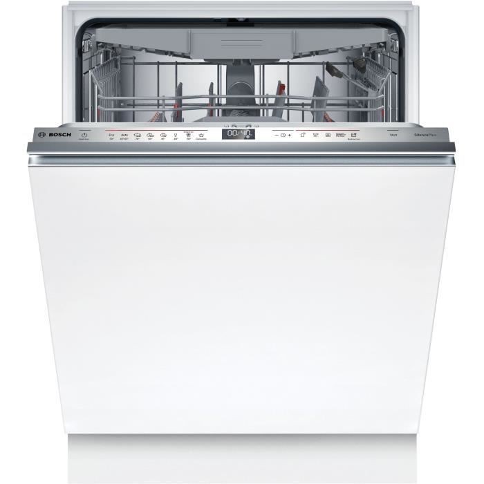 Lave-vaisselle tout encastrable BOSCH SMH6ECX12E SER6 - 14 couverts - 42 dB - porte a glissieres - tiroir a couverts