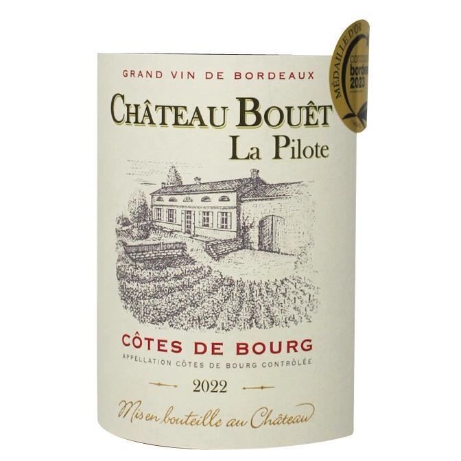 Château Bouet la Pilote 2022 Côtes-de-Bourg - Vin rouge de Bordeaux