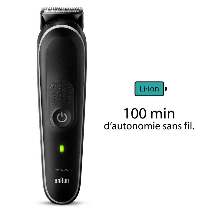 Tondeuse tout-en-un - BRAUN - Series 5 MGK5440 - 10 en 1 - Kit pour barbe, cheveux, rasage du corps & bien plus