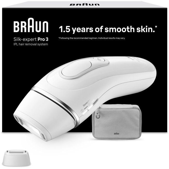 Épilateur a lumiere pulsée - BRAUN - IPL PL3020 - 300 000 flashs - Blanc