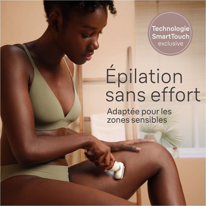 Épilateur électrique - BRAUN - SILK EPIL 9 Flex - 2 vitesses - Sans fil - 50 min