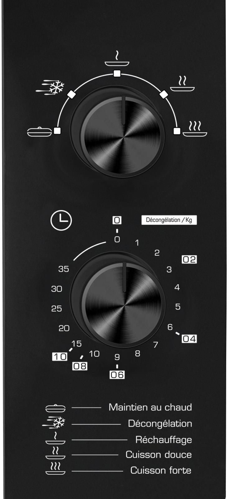 Micro-ondes - BRANDT - SM2802B - Noir - 28L - 900 W