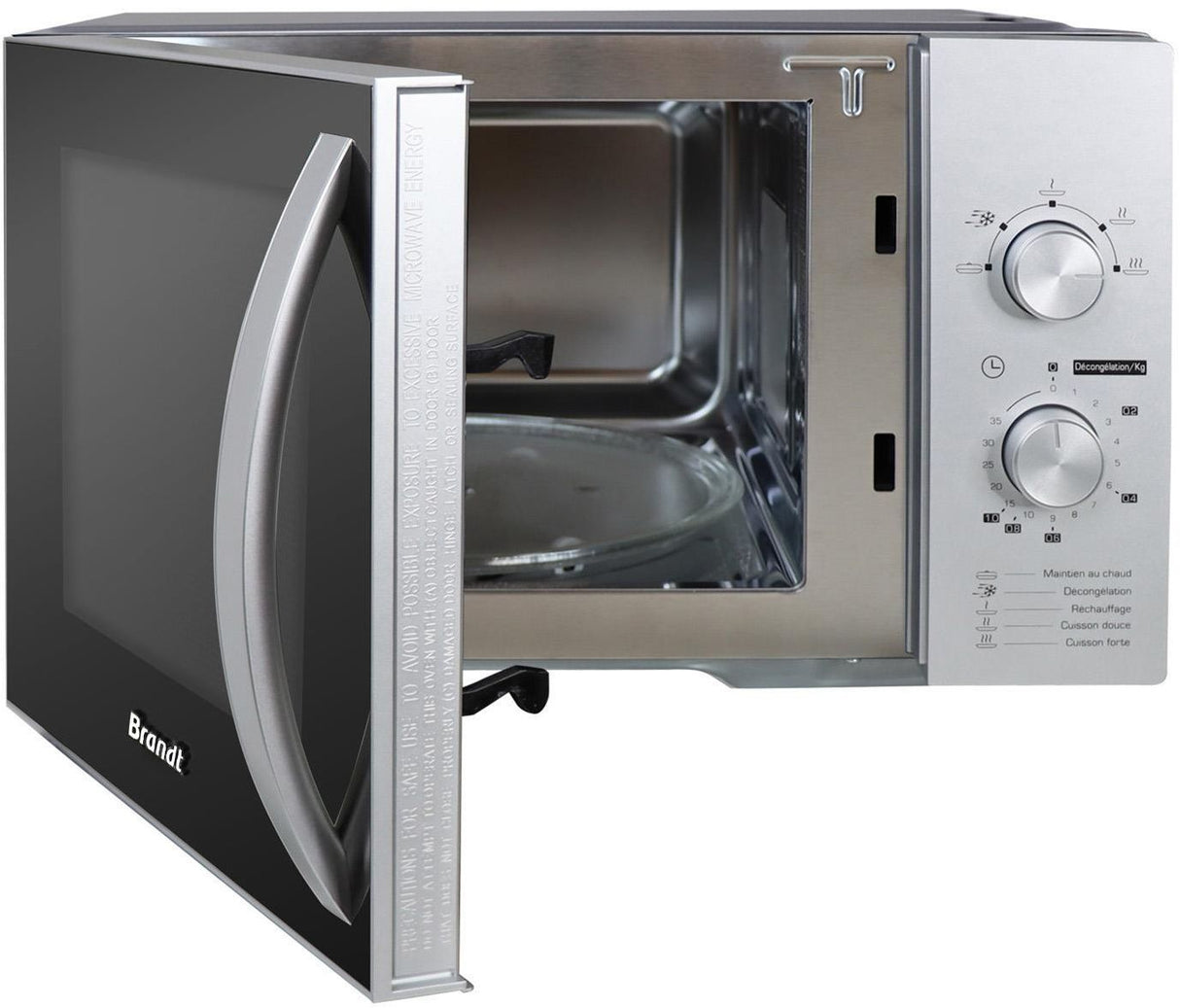 Micro-ondes - BRANDT - SM2802S - Silver - 28 L - 900 W