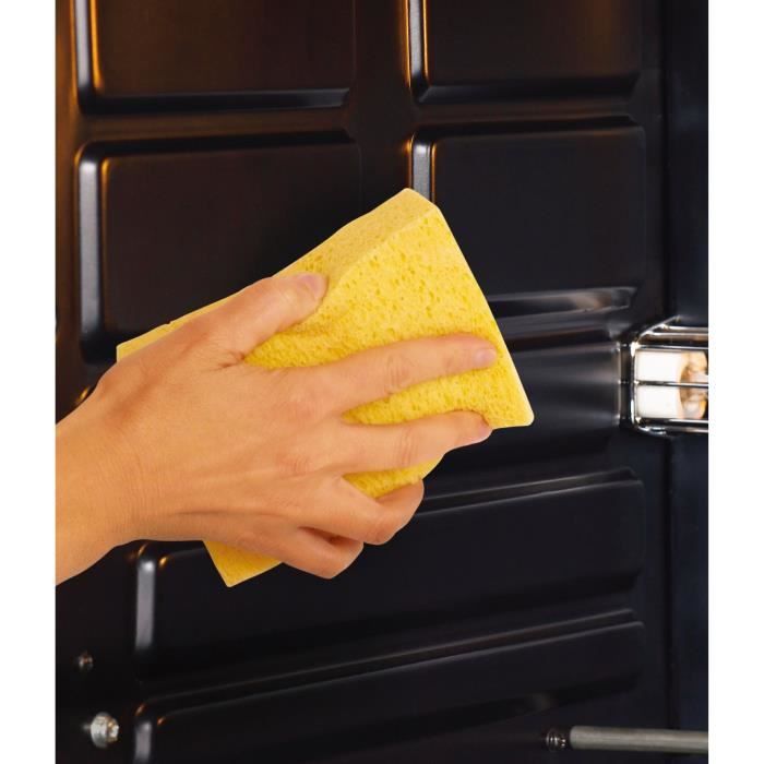 Four Compact BRANDT FC265MWST - 26L - Multifonctions - Thermostat réglable jusqu'a 250°C - Blanc et noir