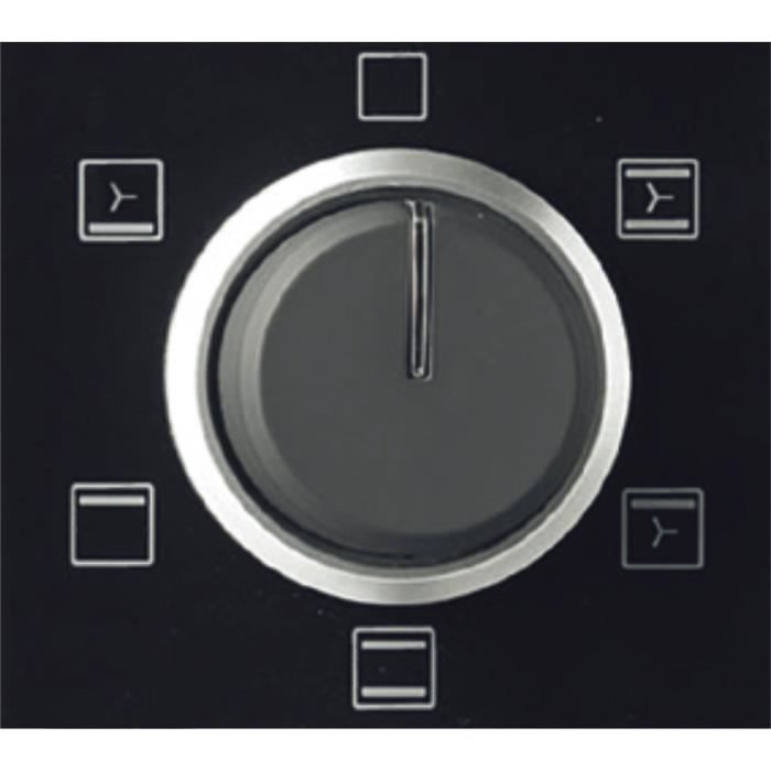 Four Compact BRANDT FC265MWST - 26L - Multifonctions - Thermostat réglable jusqu'a 250°C - Blanc et noir