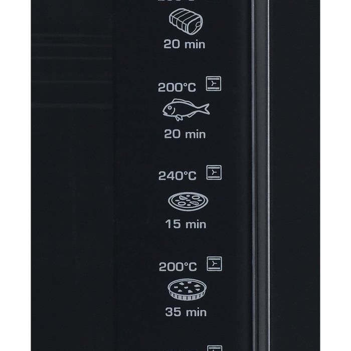 BRANDT Four multifonction 55L 2200 Watts tournebroche FC55MUBSL noir