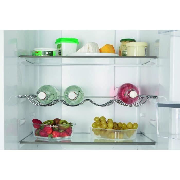 BRANDT BFL862YNX RÈfrigÈrateur 1 porte - 355 L - Froid ventilÈ - L59,5 x H185 cm - Inox