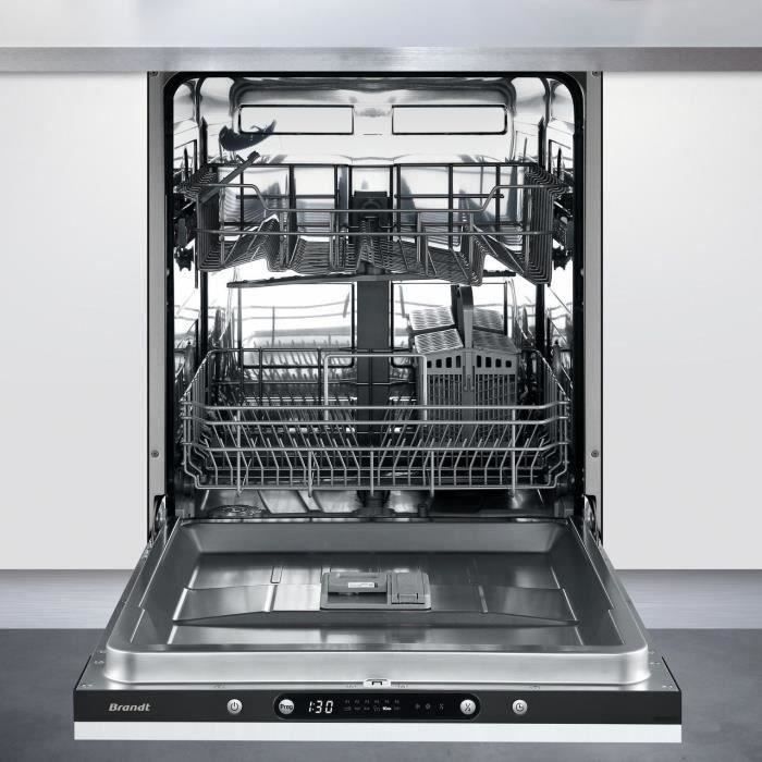 Lave-vaisselle tout encastrable BRANDT LVE327J - 12 couverts - 47 dB