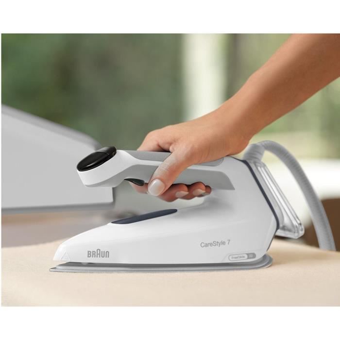 Centrale vapeur BRAUN IS7262GY CareStyle 7 Pro - Puissance 2700 W - Vapeur constante 150 g/min - Thermostat automatique