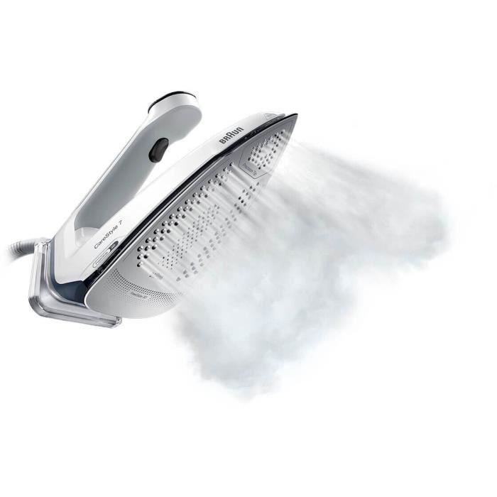 Centrale vapeur BRAUN IS7262GY CareStyle 7 Pro - Puissance 2700 W - Vapeur constante 150 g/min - Thermostat automatique
