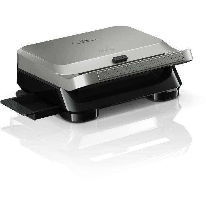 Grill - BRAUN - Sandwich Maker 5 SM5005 - 800 W - Inox / Noir