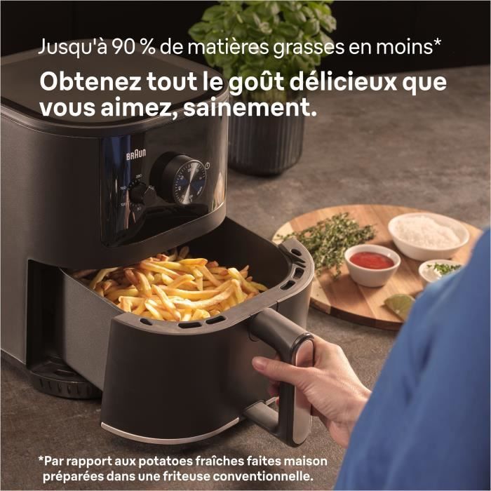 Friteuse sans huile BRAUN - MultiFry 3 - Capacité 4,3L - 1500W