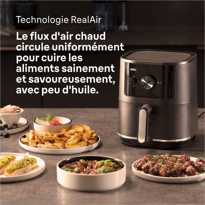 Friteuse sans huile BRAUN - MultiFry 3 - Capacité 4,3L - 1500W