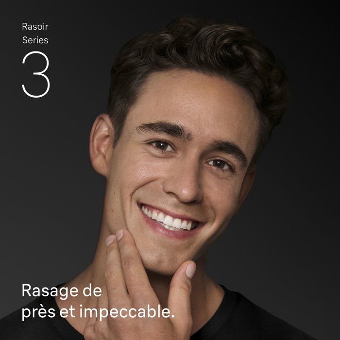 Tete de rasoir BRAUN Series 3 - 2 grilles - 100 % fabriqué en Allemagne