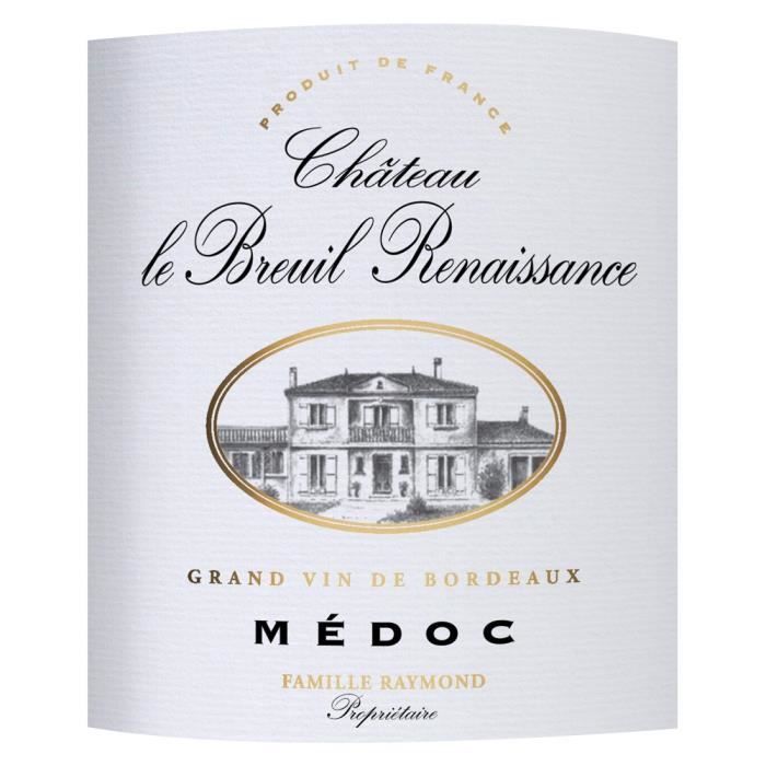Château Le Breuil Renaissance 2018 Médoc - Vin rouge de Bordeaux