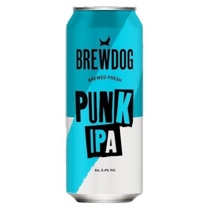 Biere Brewdog Punk IPA - Canettes 24 x 50 cl - 5,4°