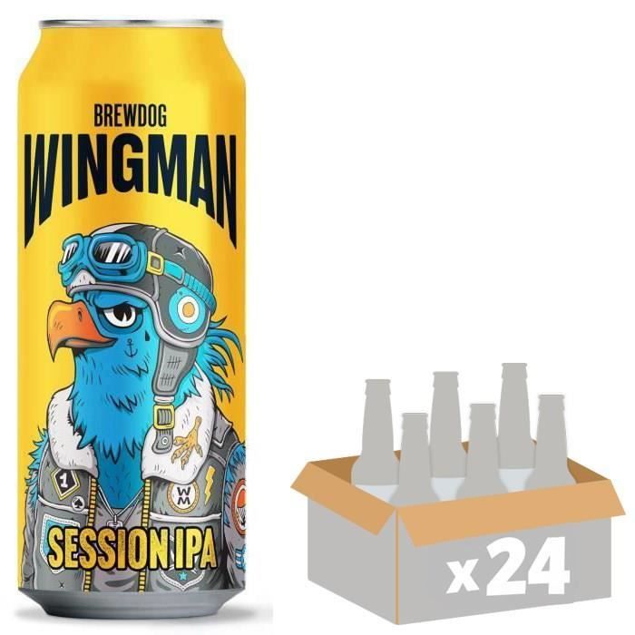 Biere Brewdog Wingman Session IPA - Canettes 24 x 50 cl - 4,3°