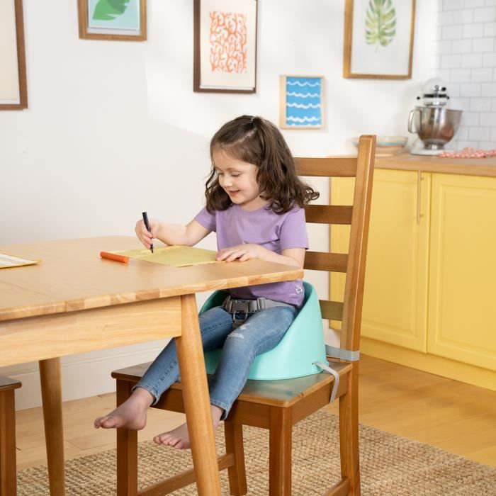 DISNEY BABY - STITCH - Rehausseur de chaise bébé évolutif de 6 mois a 3 ans, Universel, Harnais 3 points, Facile a nettoyer