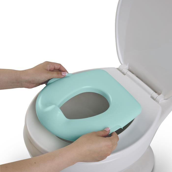 DISNEY BABY - STITCH - Mini toilette avec réducteur de lunette de toilette inclus, 2 en 1, Pot amovible facile a nettoyer