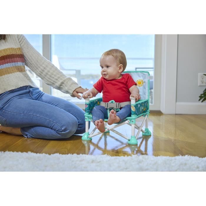 DISNEY BABY - STITCH - Rehausseur de chaise pliable, Léger et facile a nettoyer, Sac de transport inclus