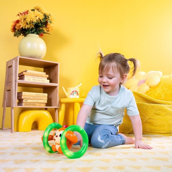 Bright Starts Jouet d'activité Roll & Glow Monkey K52181