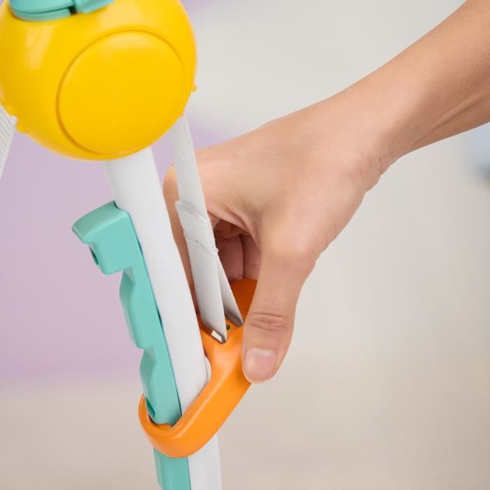 DISNEY BABY -STITCH- Aire d'éveil bébé multi-jouets, siege sauteur a rebonds évolutif, pivotant a 360° 10 jeux interactives Disney