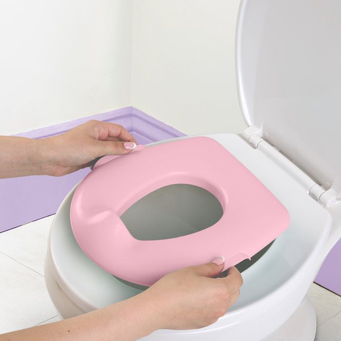 DISNEY BABY - MINNIE- Mini toilette avec réducteur de lunette de toilette inclus, 2 en 1, MySize, Pot amovible facile a nettoyer