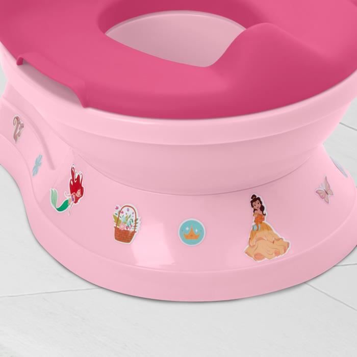 DISNEY BABY - PRINCESSES- Mini toilette avec réducteur de lunette de toilette inclus, 2 en 1, MySize, Pot amovible facile a nettoyer