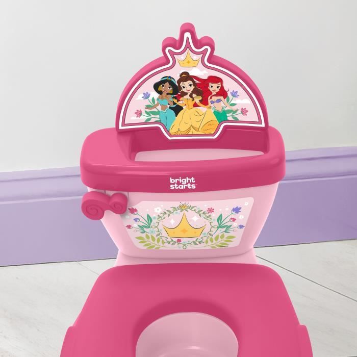 DISNEY BABY - PRINCESSES- Mini toilette avec réducteur de lunette de toilette inclus, 2 en 1, MySize, Pot amovible facile a nettoyer