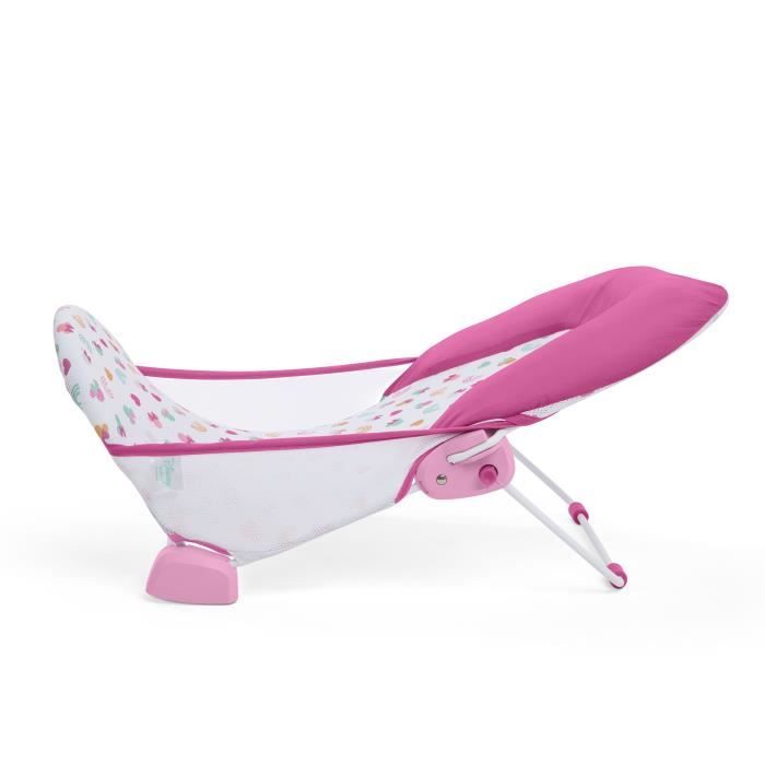 DISNEY BABY- MINNIE- Transat de bain pour bébé fille pliable rose