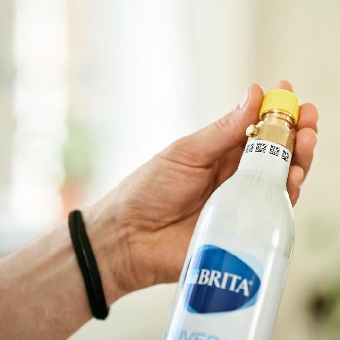 Cylindre CO2 de réserve BRITA - Pour machines a eau pétillante - Gazéifie jusqu'a 60L d'eau pétillante