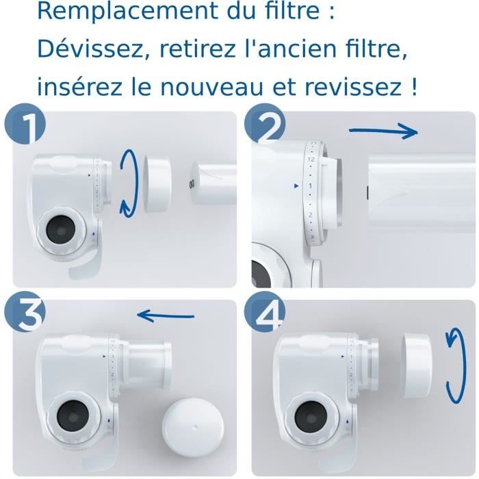 Pack 1 Filtre a eau - BRITA - ON TAP V - 600 L d'eau filtrÈe / 4 mois - Compatible systeme de filtration sur robinet ON TAP V