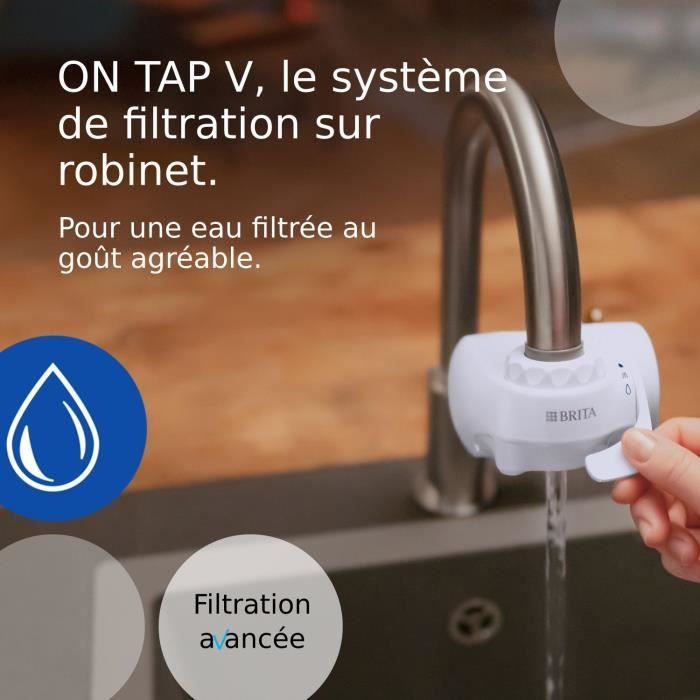 Systeme filtration a eau BRITA - ON TAP - Filtre de rechange - Jusqu'a 4 mois d'eau filtrée