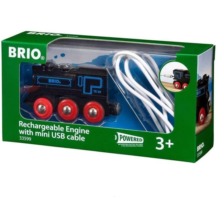 Locomotive rechargeable BRIO World - Ravensburger - Jaune - Mixte des 3 ans