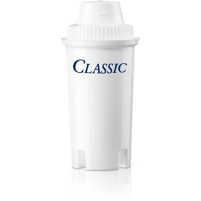 Cartouches filtrantes BRITA Classic - Pack de 3 - RÈduction de tartre, chlore et impuretÈs - Blanc