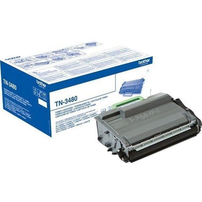 Cartouche de toner BROTHER TN3480 a rendement ÈlevÈ - Noir